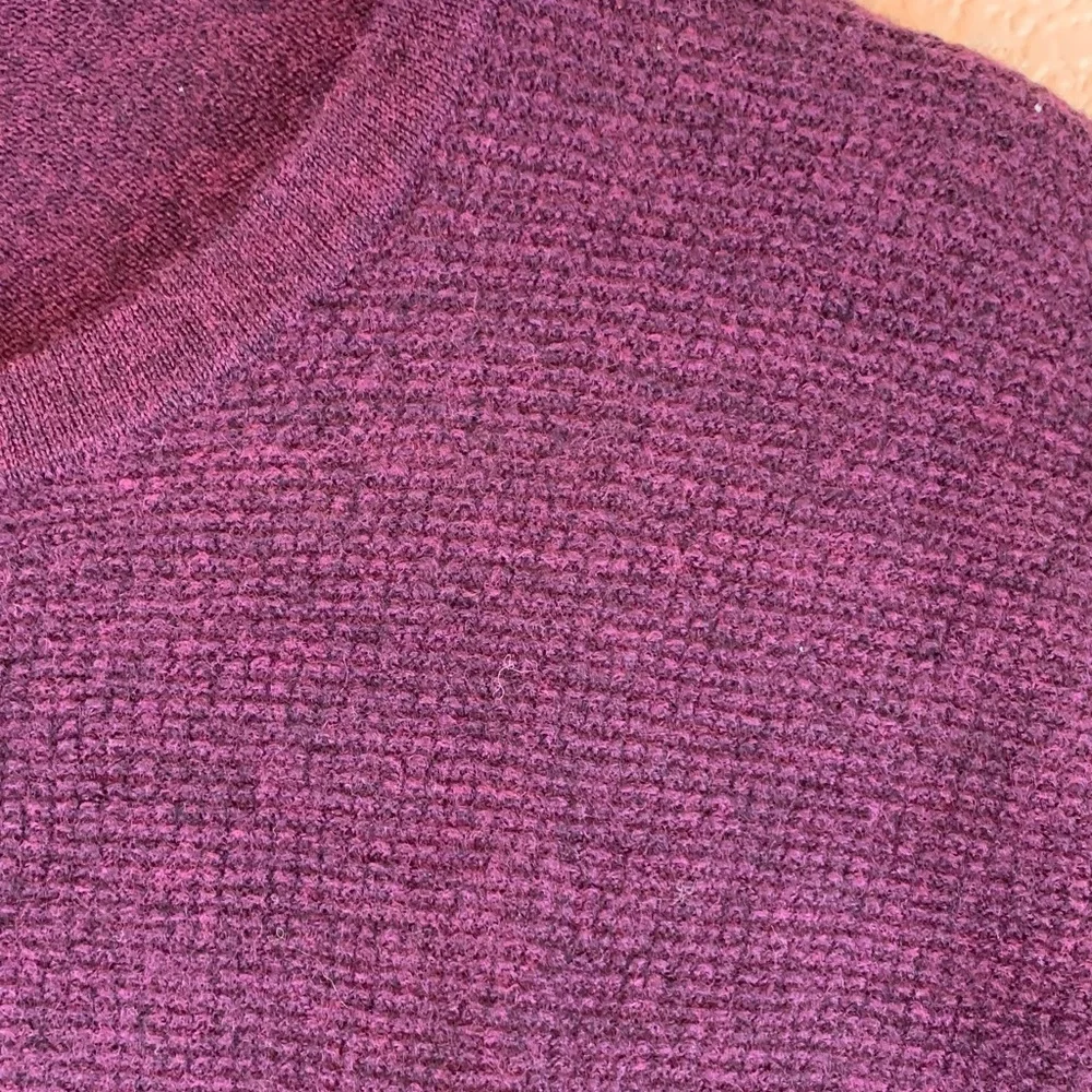 Tahari Merino Wool Sweater sz M crewneck texture fall preppy casual warm winter - Picture 4 of 7